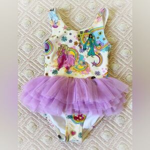 Posh Peanut - Vintage Barbie Tutu Swimsuit 2T